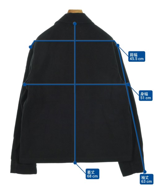 OUR LEGACY（アワーレガシー）カバーオール 黒 サイズ:44(S位) メンズ/2200642818027