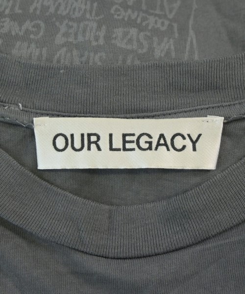 OUR LEGACY（アワーレガシー）Tシャツ・カットソー グレー サイズ:48(L位) メンズ/2200699138208