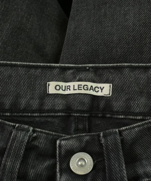 OUR LEGACY（アワーレガシー）デニムパンツ 黒 サイズ:29(S位) メンズ/2200708800041