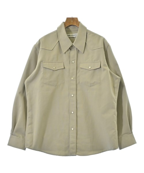 OUR LEGACY(アワーレガシー)カジュアルシャツ ベージュ サイズ:50(XXL位)/2200666088079