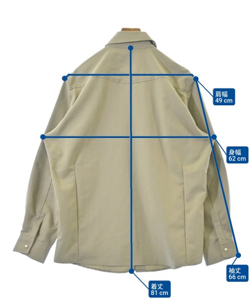 OUR LEGACY（アワーレガシー）カジュアルシャツ ベージュ サイズ:50(XXL位) メンズ/2200666088079