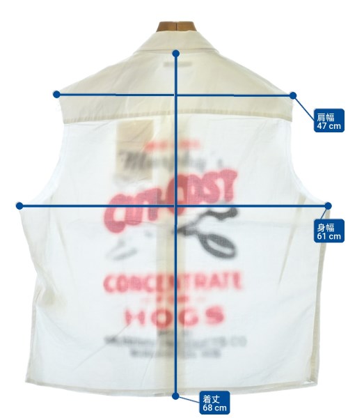 OUR LEGACY（アワーレガシー）カジュアルシャツ 白 サイズ:48(L位) メンズ/2200671129149