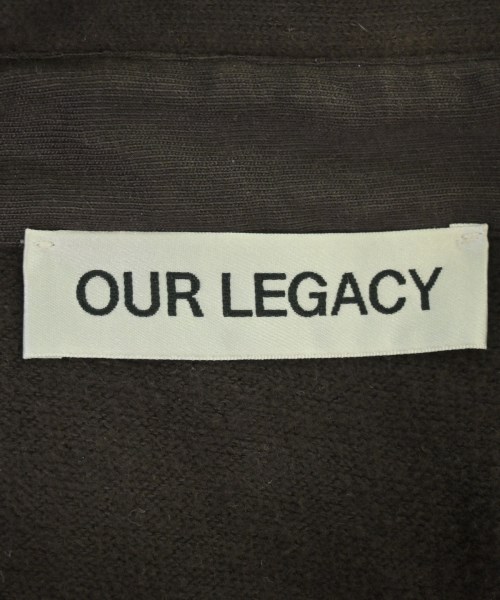 OUR LEGACY（アワーレガシー）カジュアルシャツ 茶 サイズ:52(XL位) メンズ/2200721544076