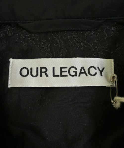 OUR LEGACY（アワーレガシー）カジュアルシャツ 黒 サイズ:46(M位) メンズ/2200721208077