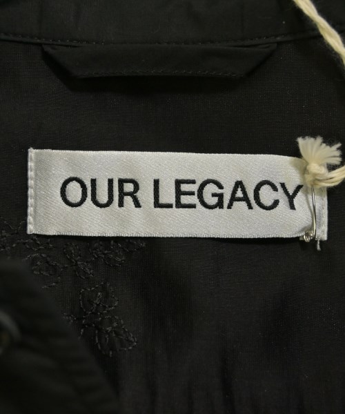 OUR LEGACY（アワーレガシー）カジュアルシャツ 黒 サイズ:44(S位) メンズ/2200721208220