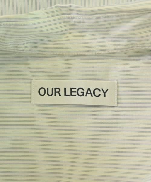 OUR LEGACY（アワーレガシー）カジュアルシャツ 緑 サイズ:44(S位) メンズ/2200722699010