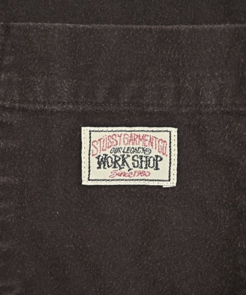 STUSSY（ステューシー）カジュアルシャツ 茶 サイズ:M メンズ/2200688728014