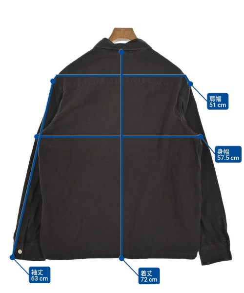 STUSSY（ステューシー）カジュアルシャツ 茶 サイズ:M メンズ/2200688728014