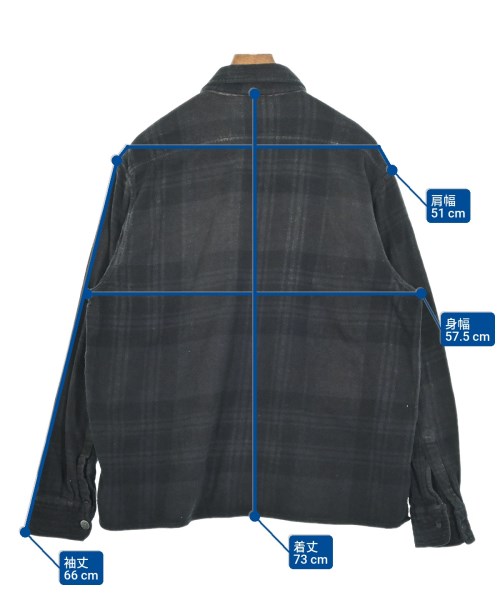 STUSSY（ステューシー）カジュアルシャツ 黒 サイズ:M メンズ/2200688728021