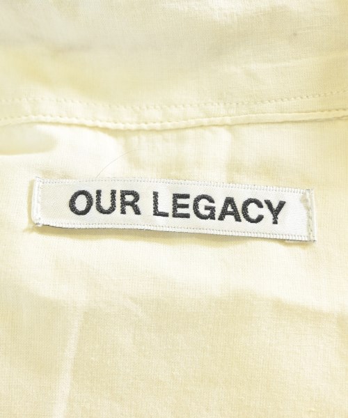 OUR LEGACY（アワーレガシー）カジュアルシャツ 黄 サイズ:48(L位) メンズ/2200691582016