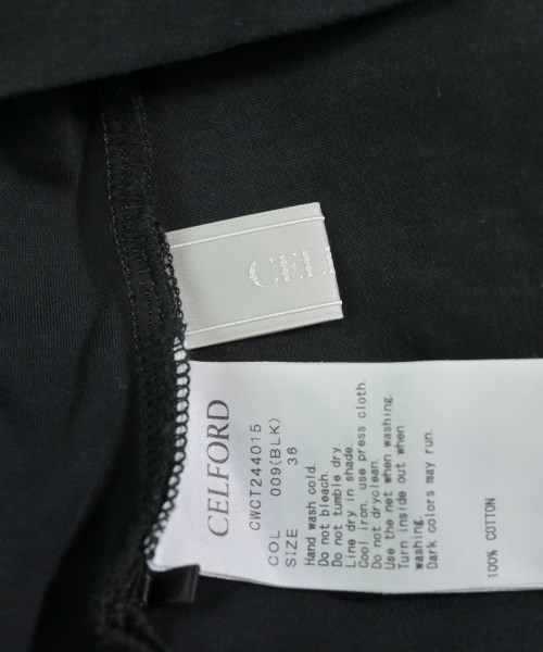 CELFORD（セルフォード）Tシャツ・カットソー 黒 サイズ:36(S位) レディース/2200632370061