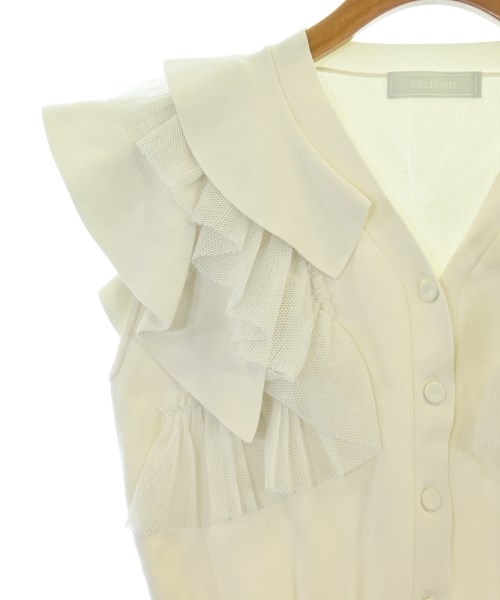 CELFORD（セルフォード）ベスト/ノースリーブ 白 サイズ:36(S位) レディース/2200623644102