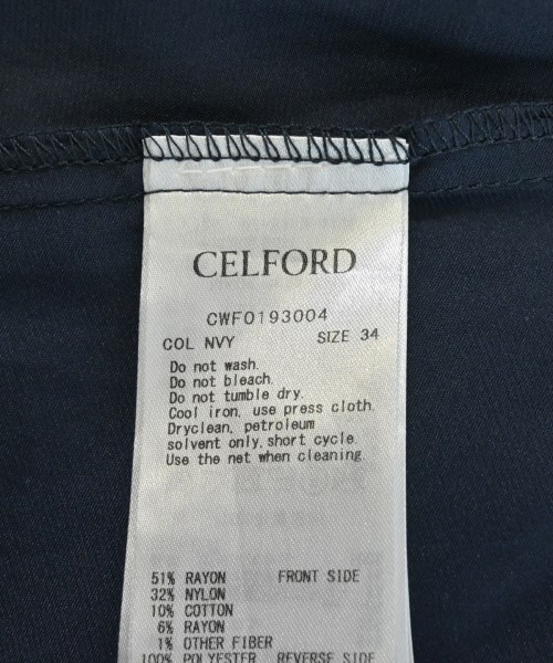 CELFORD（セルフォード）ワンピース 紺 サイズ:34(XS位) レディース/2200624852056