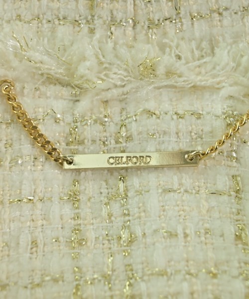 CELFORD（セルフォード）ノーカラージャケット 白 サイズ:36(S位) レディース/2200641931031