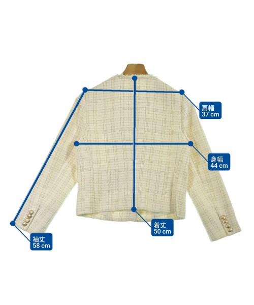 CELFORD（セルフォード）ノーカラージャケット 白 サイズ:36(S位) レディース/2200641931031