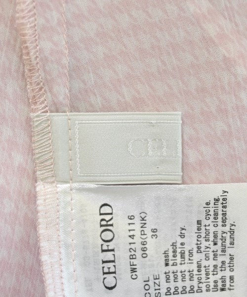 CELFORD（セルフォード）ブラウス ピンク サイズ:36(S位) レディース/2200619151300