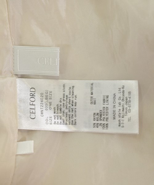 CELFORD（セルフォード）ニット・セーター ベージュ サイズ:F レディース/2200609922033