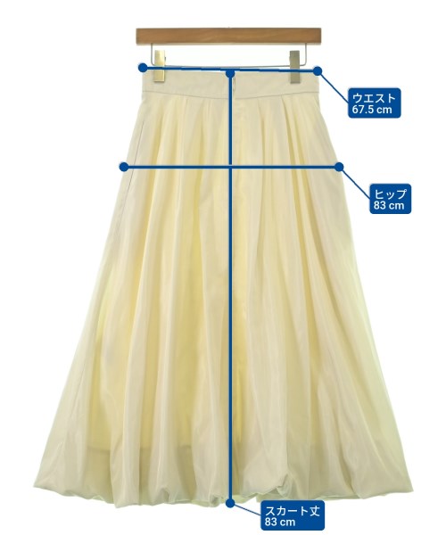 CELFORD（セルフォード）ロング・マキシ丈スカート 白 サイズ:38(M位) レディース/2200672521027