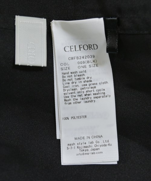 CELFORD（セルフォード）ブラウス 黒 サイズ:F レディース/2200672521089