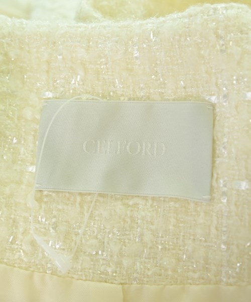 CELFORD（セルフォード）ノーカラージャケット 白 サイズ:F レディース/2200668580021