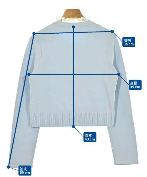 CELFORD（セルフォード）カーディガン 青 サイズ:36(S位) レディース/2200672417023