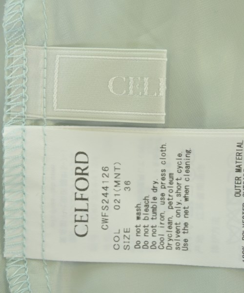 CELFORD（セルフォード）ロング・マキシ丈スカート 青 サイズ:36(S位) レディース/2200668286022