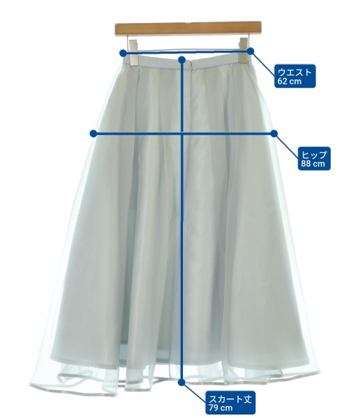 CELFORD（セルフォード）ロング・マキシ丈スカート 青 サイズ:36(S位) レディース/2200668286022