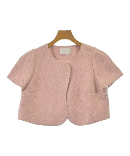 CELFORD(セルフォード)ノーカラージャケット ピンク サイズ:38(M位)/2200677807034