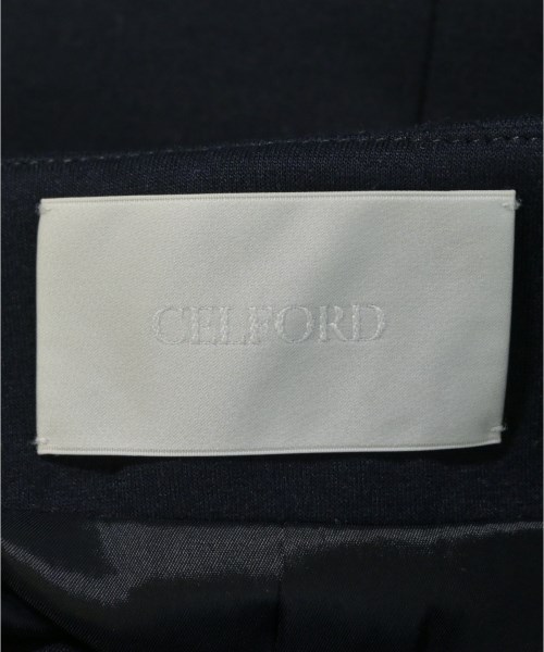 CELFORD（セルフォード）ノーカラージャケット 紺 サイズ:36(S位) レディース/2200675373012