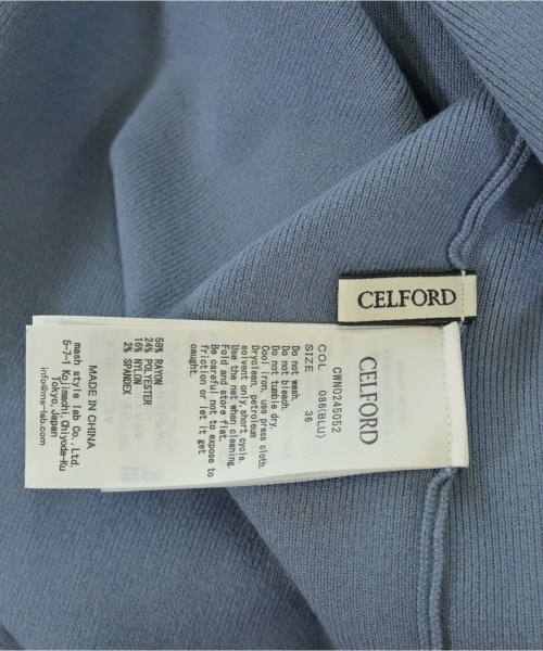 CELFORD（セルフォード）ワンピース 青 サイズ:38(M位) レディース/2200679037187