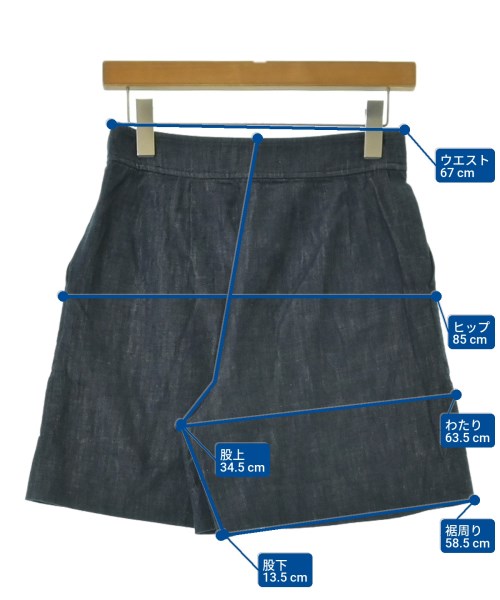 CELFORD（セルフォード）ショートパンツ 紺 サイズ:38(M位) レディース/2200686980063