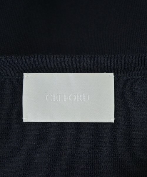 CELFORD（セルフォード）ノーカラージャケット 紺 サイズ:38(M位) レディース/2200695983062