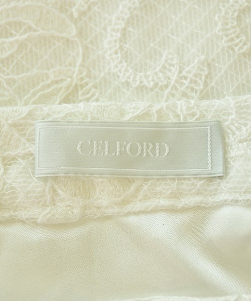 CELFORD（セルフォード）ロング・マキシ丈スカート 白 サイズ:36(S位) レディース/2200698480025