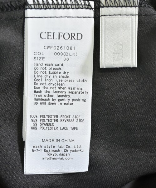 CELFORD（セルフォード）ワンピース 黒 サイズ:36(S位) レディース/2200698480032