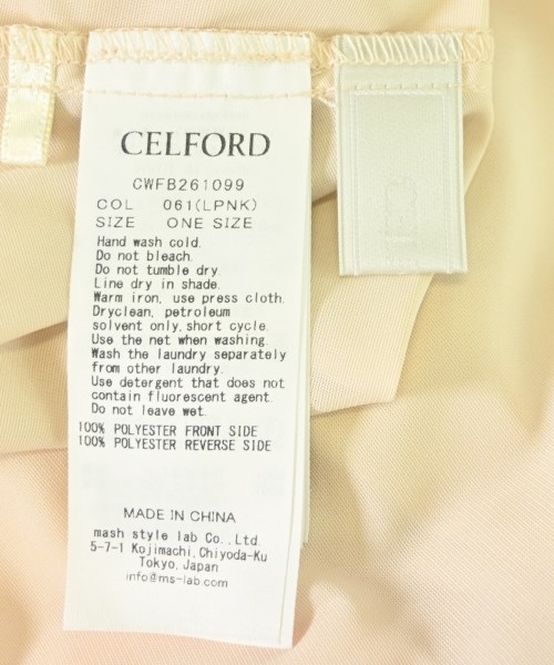 CELFORD（セルフォード）ブラウス ピンク サイズ:ONE レディース/2200698480070
