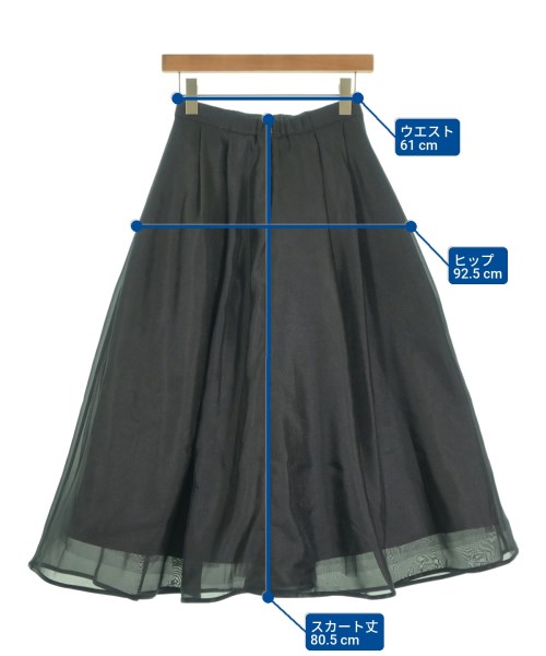 CELFORD（セルフォード）ロング・マキシ丈スカート 黒 サイズ:36(S位) レディース/2200649869046