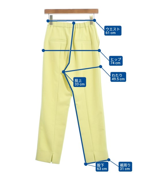 CELFORD（セルフォード）スラックス 黄 サイズ:36(S位) レディース/2200656171088