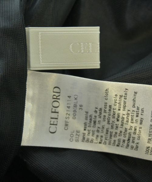 CELFORD（セルフォード）ロング・マキシ丈スカート 黒 サイズ:36(S位) レディース/2200634638046