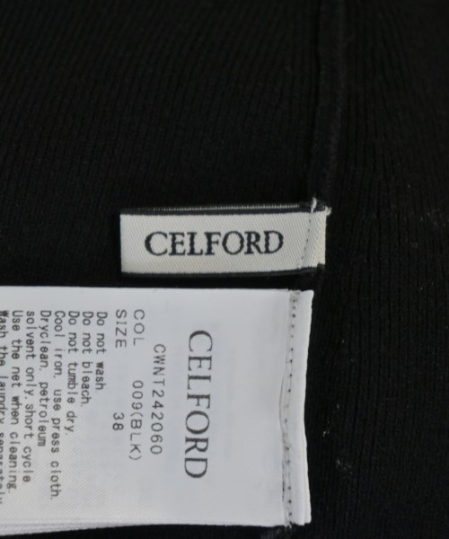 CELFORD（セルフォード）Tシャツ・カットソー 黒 サイズ:38(M位) レディース/2200646135038