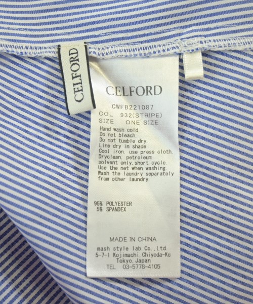 CELFORD（セルフォード）ブラウス 青 サイズ:F レディース/2200650213043