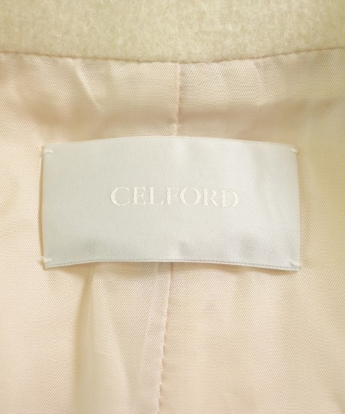 CELFORD（セルフォード）チェスターコート 白 サイズ:F レディース/2200706178012