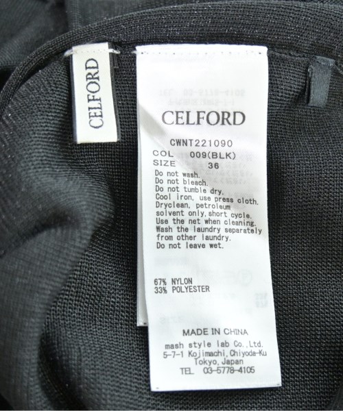 CELFORD（セルフォード）ニット・セーター 黒 サイズ:36(S位) レディース/2200703965097
