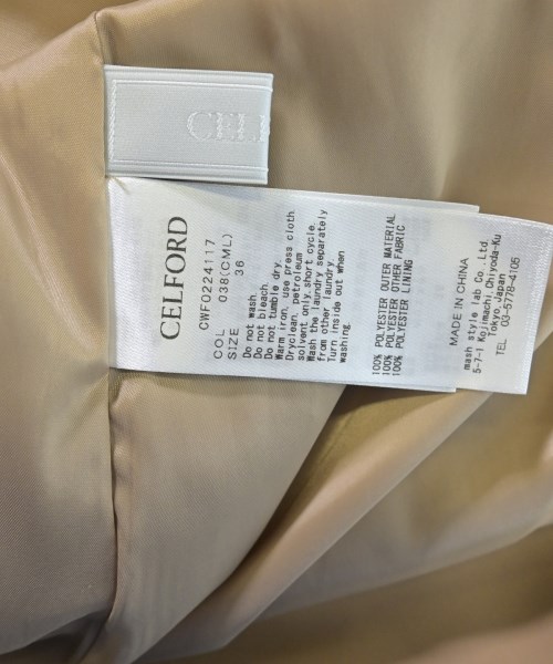 CELFORD（セルフォード）ワンピース ベージュ サイズ:36(S位) レディース/2200660212166
