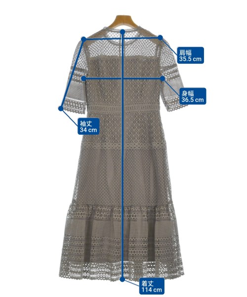 CELFORD（セルフォード）ワンピース グレー サイズ:36(S位) レディース/2200663257140