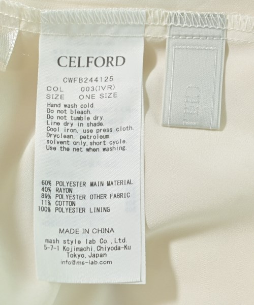 CELFORD（セルフォード）カジュアルシャツ 白 サイズ:F レディース/2200663803026