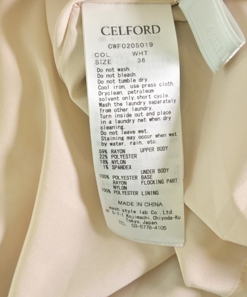 CELFORD（セルフォード）ワンピース ベージュ サイズ:36(S位) レディース/2200716543039