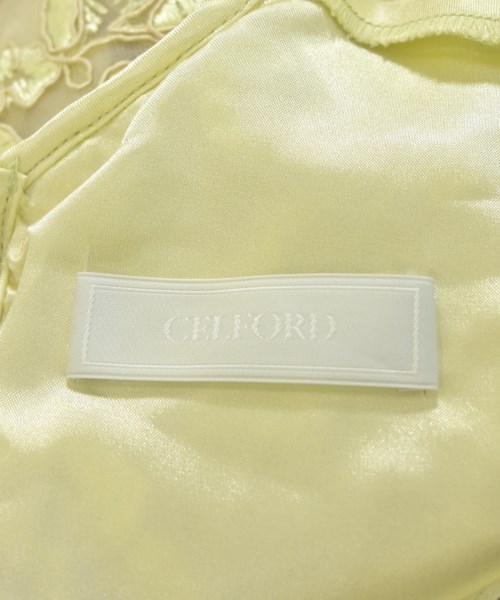 CELFORD（セルフォード）ワンピース 黄 サイズ:38(M位) レディース/2200699090148