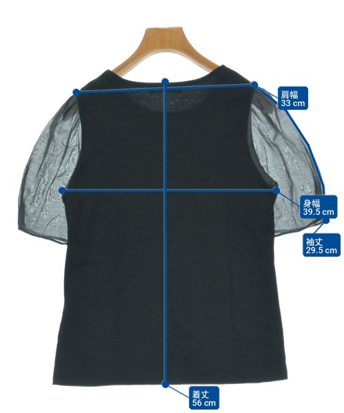 CELFORD（セルフォード）Tシャツ・カットソー 黒 サイズ:38(M位) レディース/2200721539041