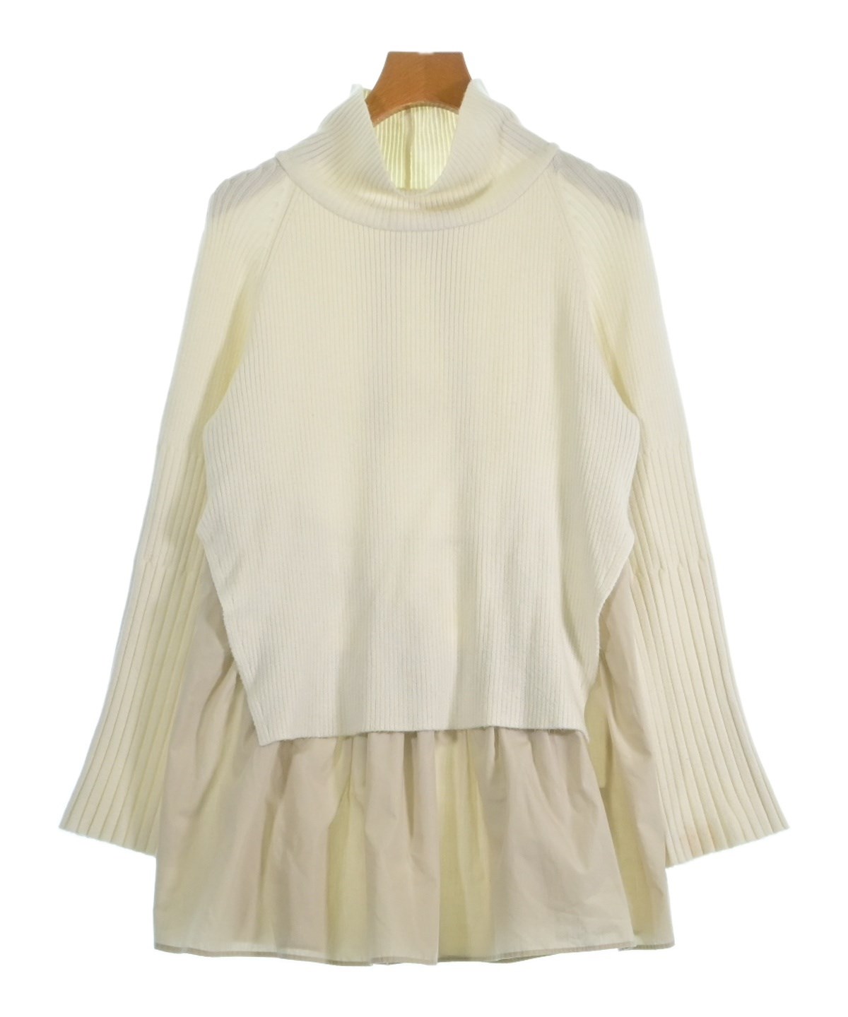CELFORD セルフォード ブラウス 36(S位) 白(総柄) 【古着】【中古】 中古・古着通販】CELFORD (セルフォード) 小花刺繍ペプラムブラウス