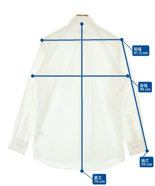 soe shirts（ソーイシャツ）カジュアルシャツ 白 サイズ:38(S位) メンズ/2200705040075
